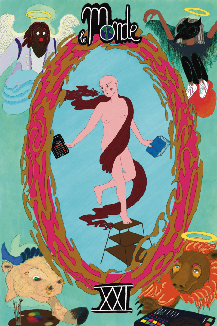 Le Marchepied et le Monde 2026 arcane XXI par Laurie Noyelle